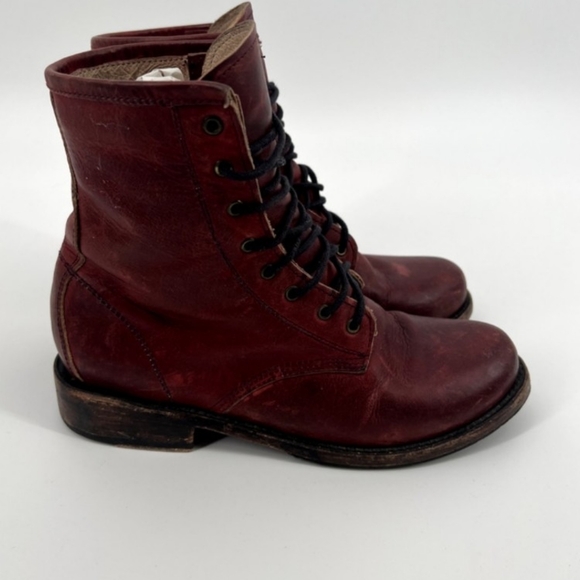 RARE Freebird by Steven Women's Size 8 Charlie Combat Boots Leather - Picture 10 of 14